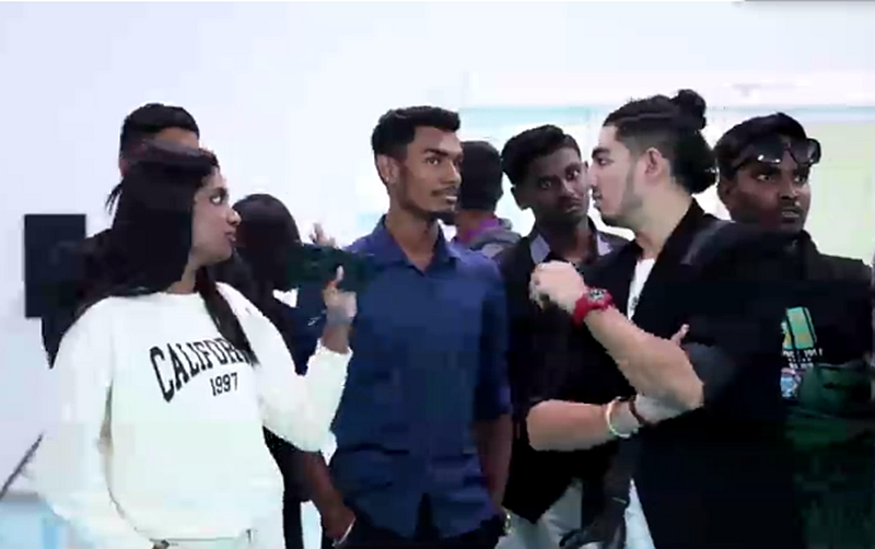 말레이시아 유학생, 린이 기업에서 실습 참가